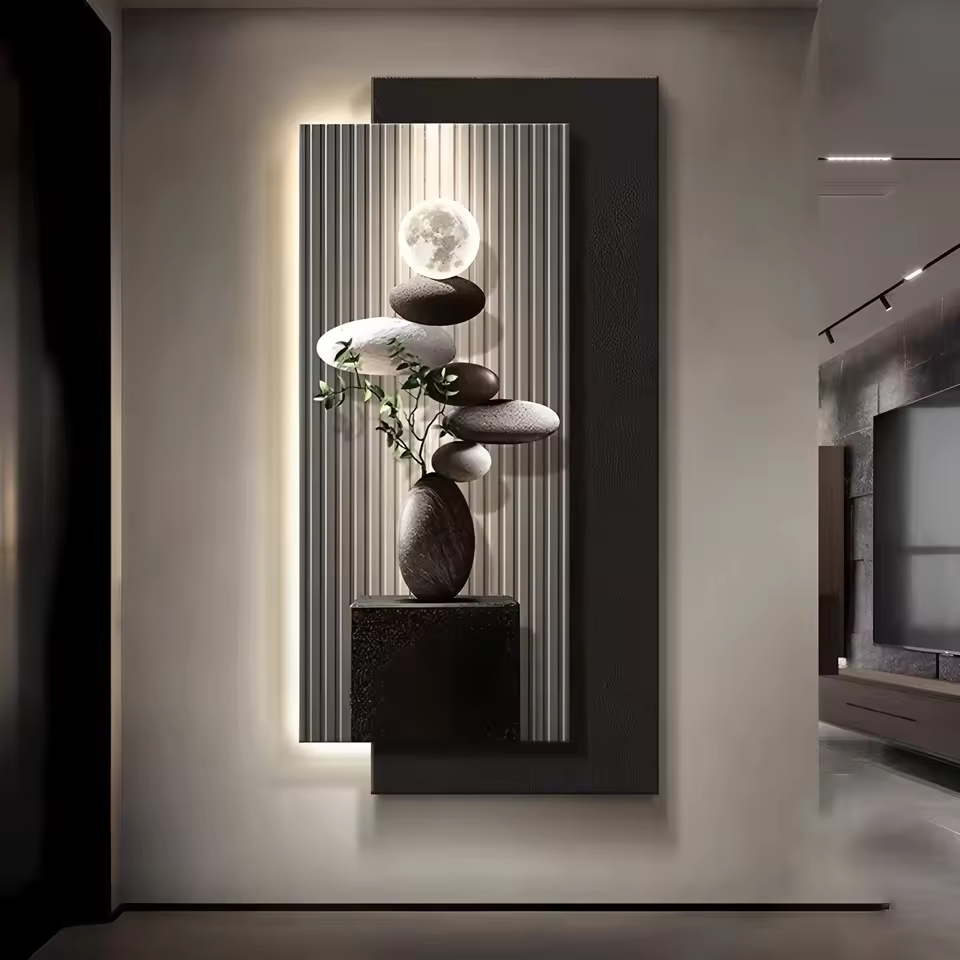 Décoration Murale Moderne avec LED – Applique Chic pour Salon et Chambre - Décoration murale Zelor