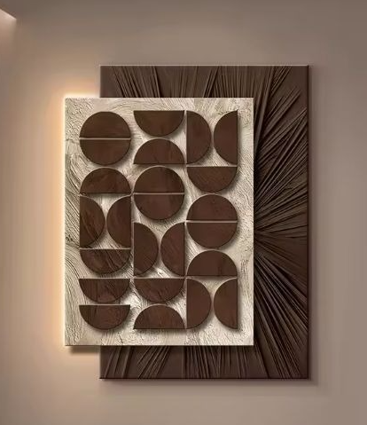 Décoration Murale Moderne en Grès avec LED – Applique Chic pour Salon et Chambre - Décoration murale Zelor