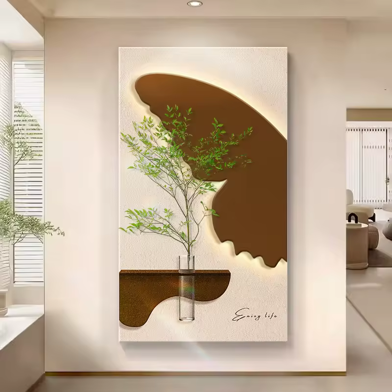 Panneau Mural Artistique 3D avec LED – Décoration Moderne et Élégante - Décoration murale Zelor